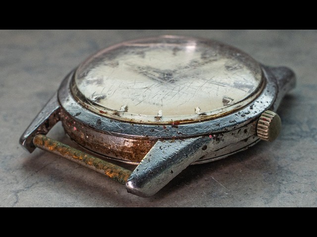 Lifetime-Abused 1961 Omega Watch Restoration – Welding Heavy Case Damage - Automatic Seamaster