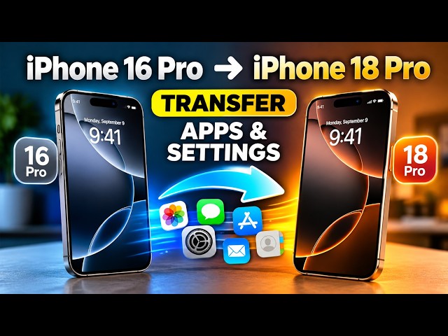 How to Transfer Everything from Your Old iPhone to the 18 Pro