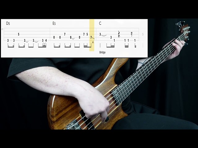 Evanescence - Bring Me To Life (Bass Cover) (Play Along Tabs In Video)