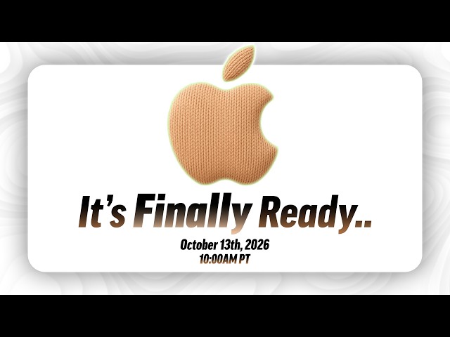 BREAKING: October 13th Apple Event Confirmed!