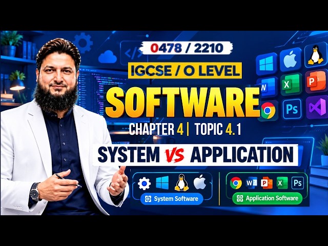 Software | System & Application Software | P1 | IGCSE & O Level Computer Science | 0478 | 2210
