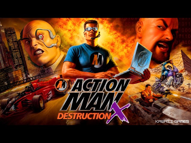 Action Man: Destruction X | PS1 | Gameplay Walkthrough Longplay FULL GAME [4K60FPS🔴]