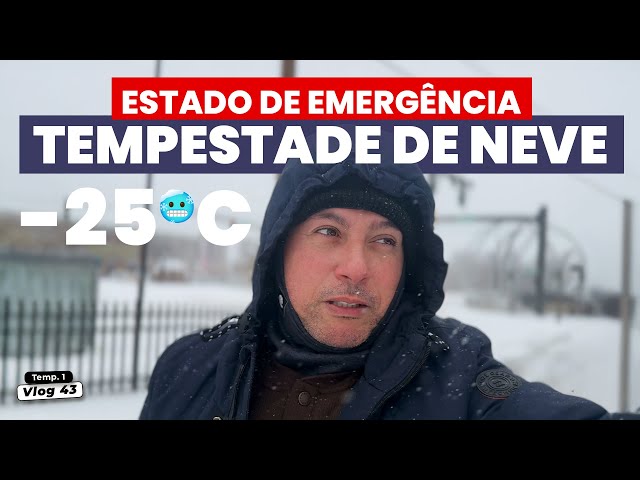 Nevasca histórica nos EUA ❄️ O que vivemos durante o Vortex Polar - T1Vlog43