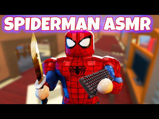 MM2 KEYBOARD ASMR TRYHARD GAMEPLAY With SPIDERMAN.. (Murder Mystery 2)
