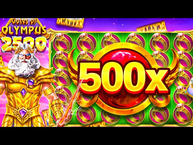 INSANE 500x MULTIPLIER ON GATES OF OLYMPUS 2500!