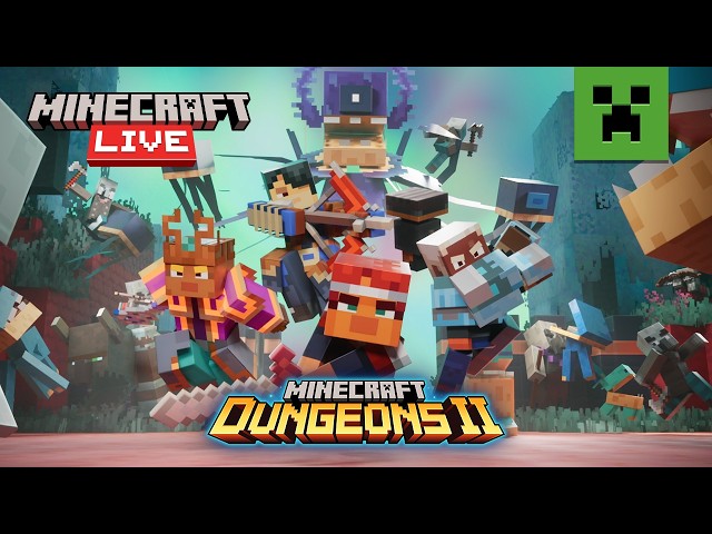 GET READY FOR MINECRAFT DUNGEONS II | Minecraft LIVE – SEPT 2026