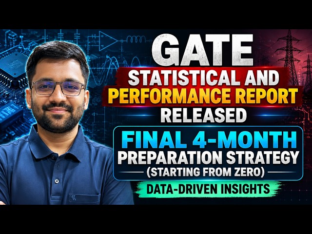 4 Months Preparation Strategy for GATE 2027 || PrepFusion