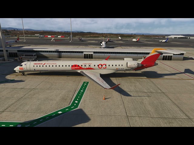 MSFS2024 Aerosoft Air Nostrum CRJ-1000 Aeropuerto Madrid–Barajas - Aéroport de Toulouse – Blagnac