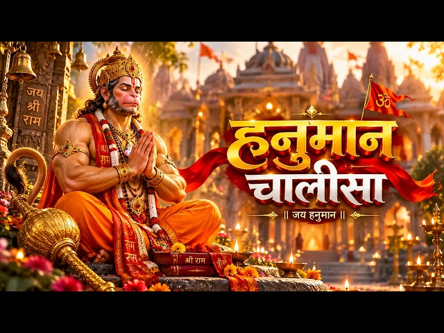 Hanuman Chalisa with Lyrics | Powerful Divine Chant | Success, Protection & Positive Energy