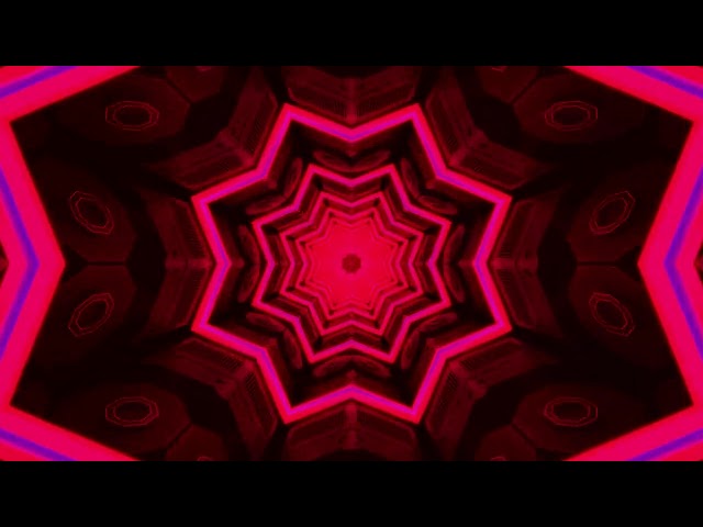 4K Abstract Neon Kaleidoscope Visuals || Relax Screensaver Video Background Loop NonStop
