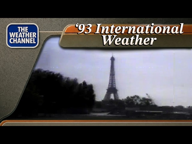 '93 INTERNATIONAL WEATHER CHANNEL VAPORWAVE // 1990s VHS Vaporwave Nostalgia