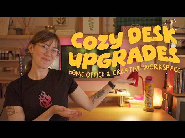 transforming my cozy desk into a creative workspace 🎨 (under $50)
