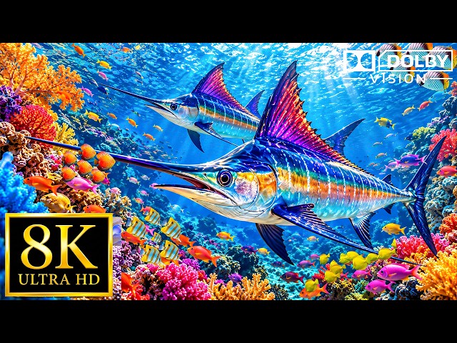 🌊 Unseen Ocean Creatures in 8K HDR | Dolby Vision™ #2