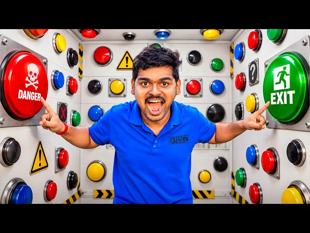 100 Buttons, 1 Escape… Can We Survive? 🔥🔥 Telugu Experiments