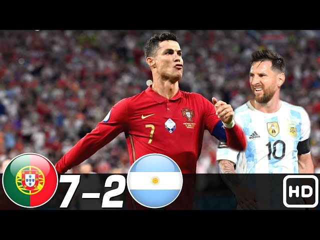 Portugal vs Argentina - Ronaldo vs Messi ( Last Matches ) HD