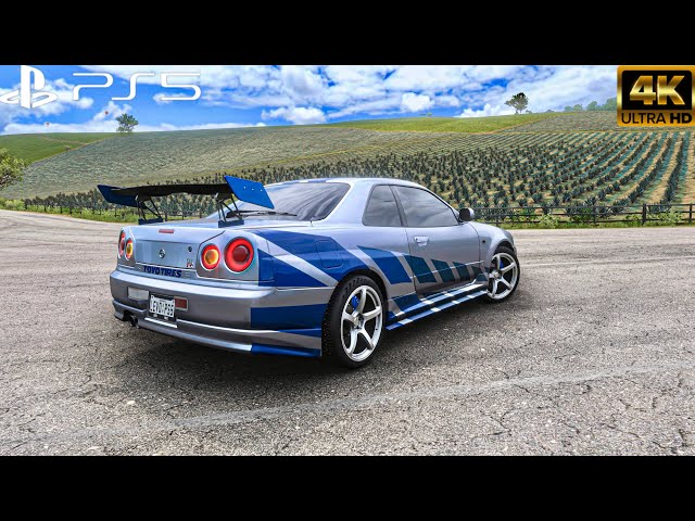 Recreating Fast & Furious Vibes with the Nissan Skyline R34 | Forza Horizon 5 PS5