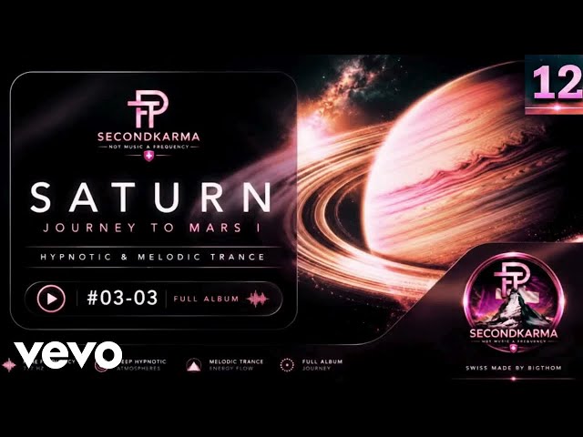 Secondkarma - Saturn Journey to Mars I Hypnotic Melodic Trance I Made by 444 HZ