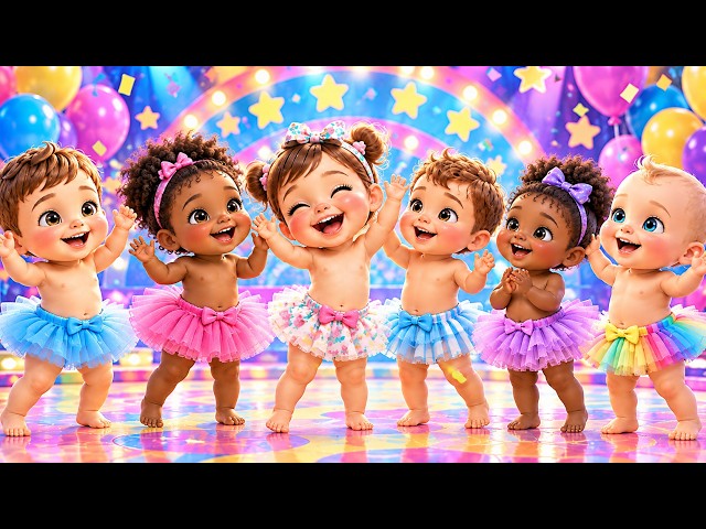 Koki Koki Kom! 🎉 Kaki Kaki Kam! | Fun Dance Song for Kids | Baby Dance Party