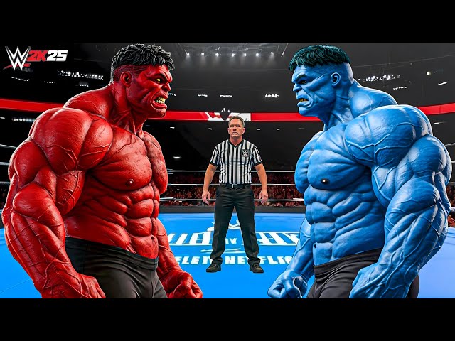 RED HULK VS BLUE HULK - EPIC BATTLE | PS5 Gameplay 