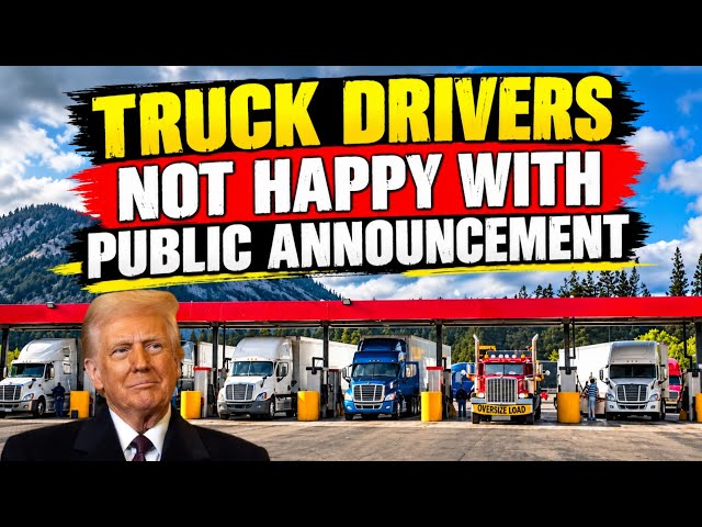 Truck Drivers Not Happy With President Trump Fuel Announcement! 