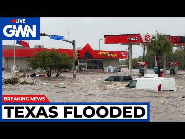 TEXAS HIT by FLASH FLOOD — Streets Underwater & Drivers Stranded (Latest Updates)
