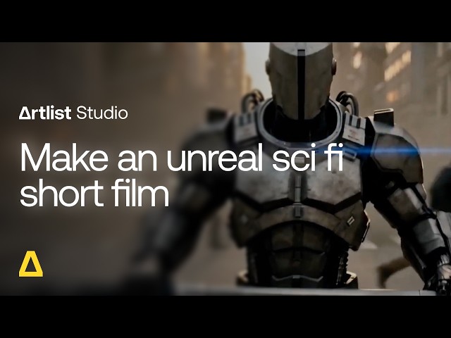 How to create cinematic sci fi scenes with Artlist Studio