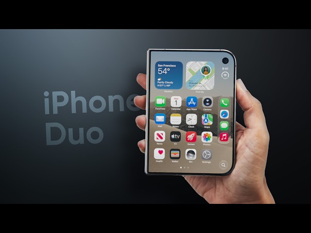iPhone Duo — Apple's first foldable!