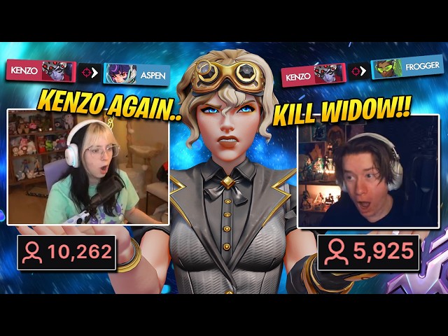 Top 500 Streamers reaction to me killing them with Widowmaker in Overwatch