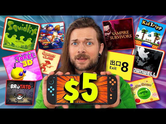 The Best CHEAP $5 Nintendo Switch Games!