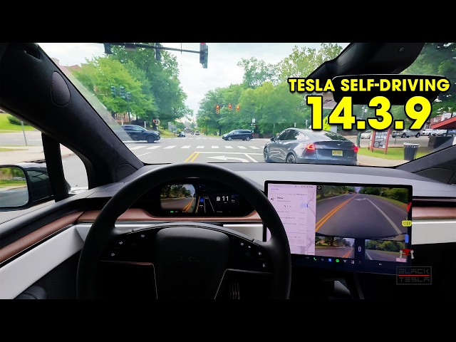 Tesla Self-Driving 14.3.9 Model X POV