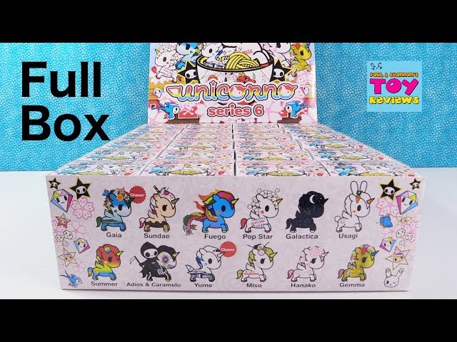Tokidoki Unicornos Series 6 Full Case Blind Box Figure Opening | PSToyReviews