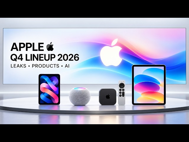 SURPRISE: Apple’s Massive Late 2026 Product Drop! iPad Mini 8, HomePod Mini 2 & Apple TV 4K