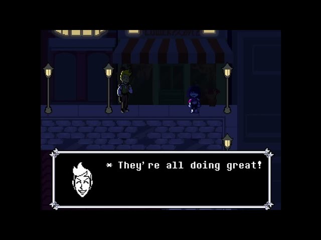 Flowery in your party in new area? (Deltarune Chapter 5 Aborted Weird Route Concept)