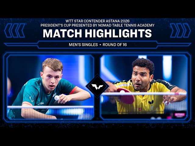 Flavien Coton vs Omar Assar | MS R16 | #WTTAstana 2026