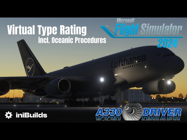 iniBuilds A380 All in One Tutorial incl. Oceanic Procedures | Real Airbus Pilot
