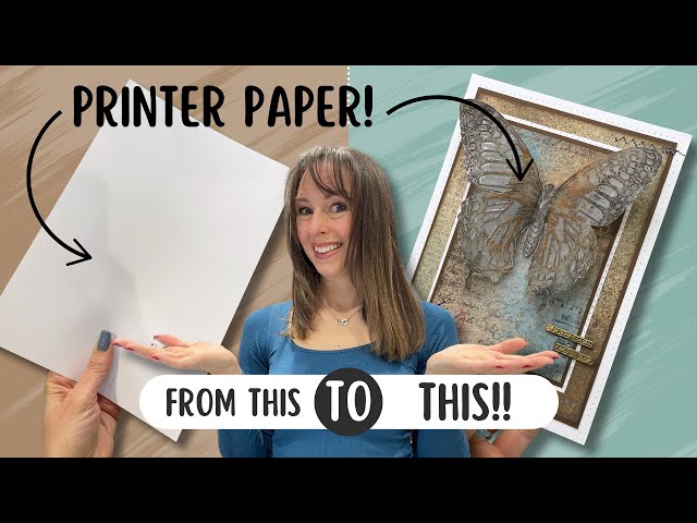 You won't BELIEVE what COPY PAPER can do!!! ✨Amazing Craft Hack!✨