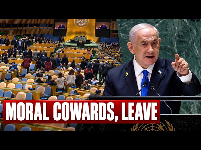 ‘Moral Cowards, Leave Now’: Netanyahu Fires Back After Delegates Walk Out | UNGA 2026