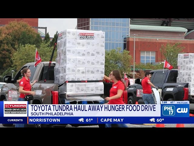 Haul Away Hunger with Tri-State Toyota Dealers | PHL17 Morning News