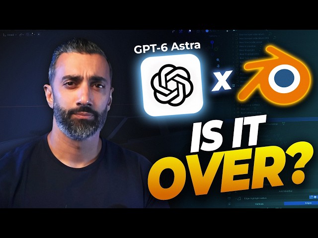 16 Years in 3D. Then I Tried ChatGPT Astra in Blender.