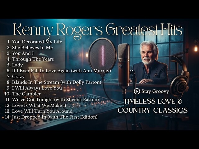 Kenny Rogers Best Songs Playlist – Golden Country Love Songs & Greatest Hits
