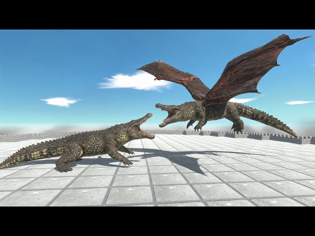 Reptiles vs Their Flying Copies - Animal Revolt Battle Simulator