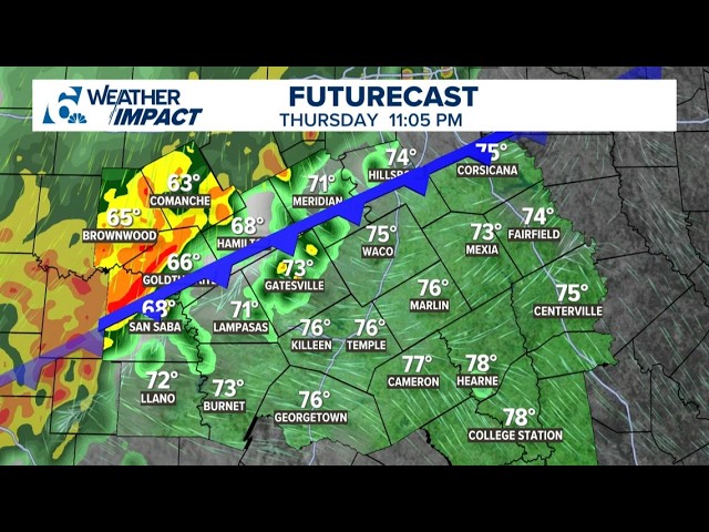 Cold front arrives late tonight | Central Texas Forecast
