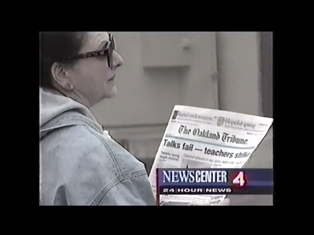 KRON (NBC, Now The CW) "Newscenter 4" News Update 1996