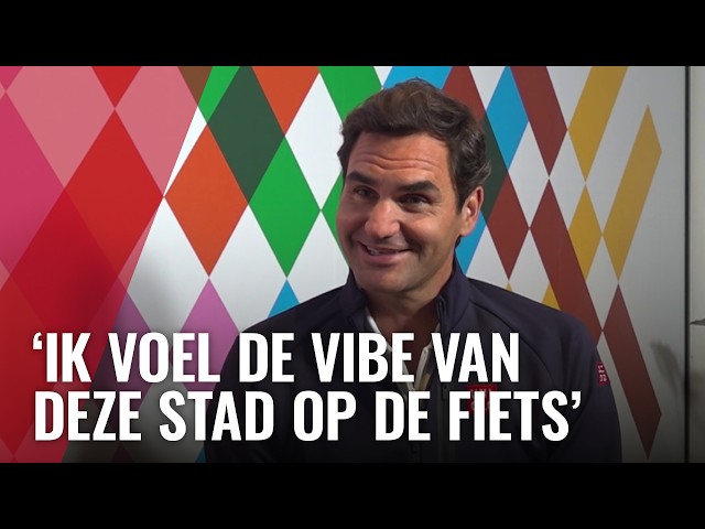 Tennislegende Federer in Amsterdam