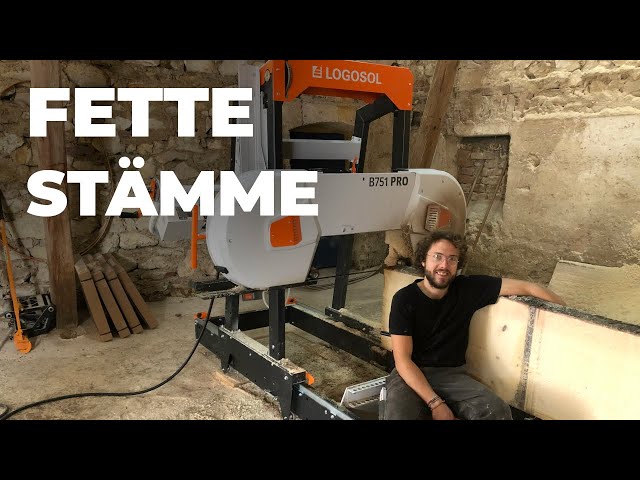 Packt die Säge diese riesige Fichte? | Vom Baum zum Brett | Mobiles Sägewerk | Logosol B751 Pro