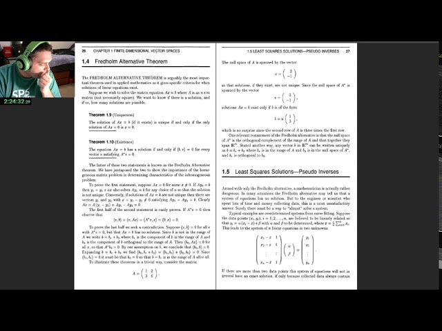 Section 1.4 from Principles of Applied Mathematics by James P. Keener