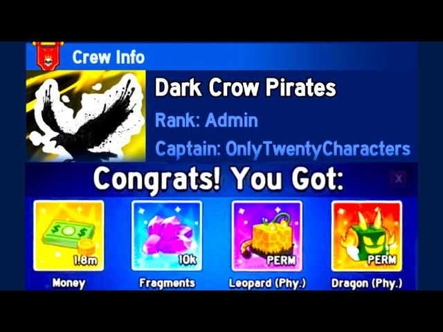 NEW Fruits Weekly And New Crew Wars in Bloxfruits Update!
