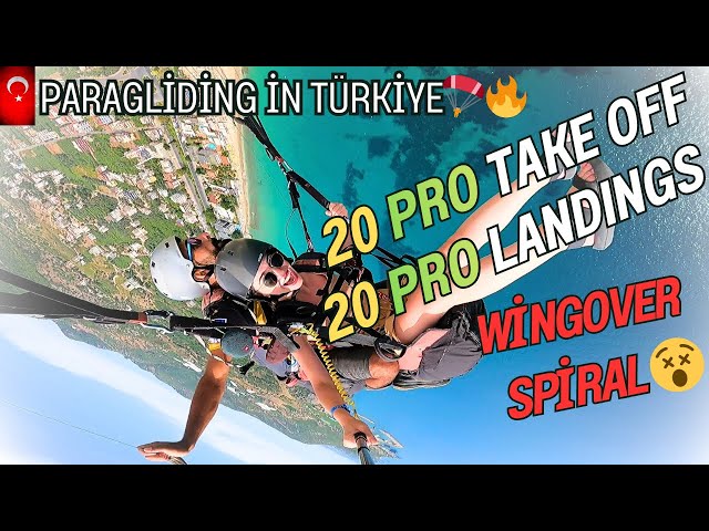 PRO TANDEM PARAGLIDING: Epic Takeoff, Acro & Landing | Wingover, Spiral, SAT # PART6