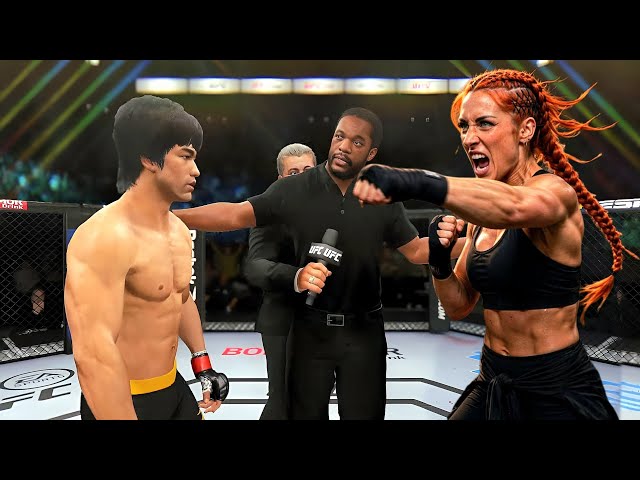 PS5 | Bruce Lee vs. Redhead Combat Masseuse (EA Sports UFC 4)