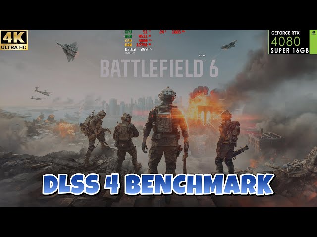 Battlefield 6 | DLSS 4 Benchmark | Frame Gen Off | 4K Ultra Settings #pc #4k